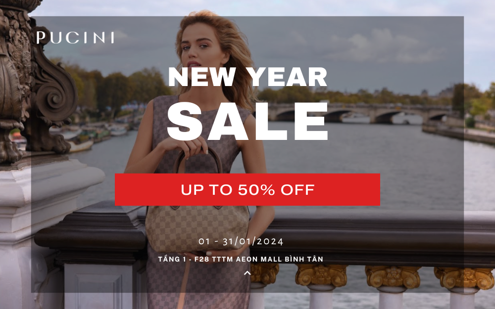 SALE OFF TỚI 50% TẠI PUCINI