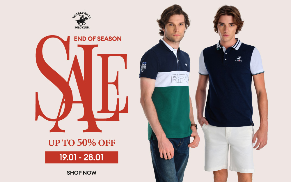 BEVERLY HILLS POLO CLUB – END OF SEASON SALE | UP TO 50% OFF