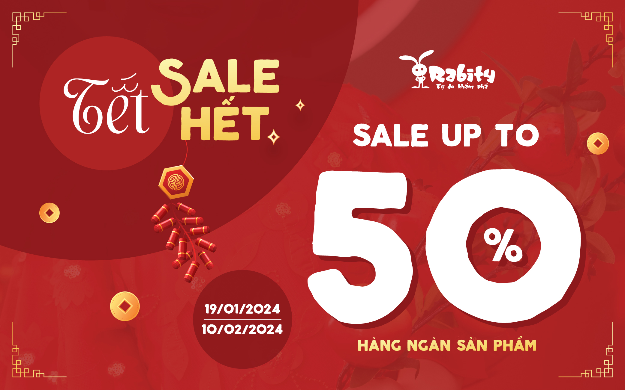TẾT SALE HẾT – GIẢM ĐẾN 50% HÀNG NGÀN SẢN PHẨM HOT NHẤT