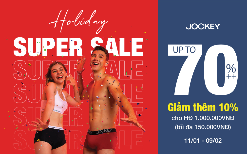 HOLIDAY SUPER SALE| NĂM MỚI SALE TO, SẮM SỬA CHẲNG LO