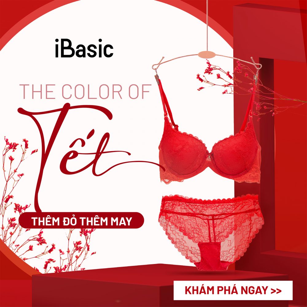 IBASIC – THE COLOR OF TẾT – THÊM ĐỎ THÊM MAY