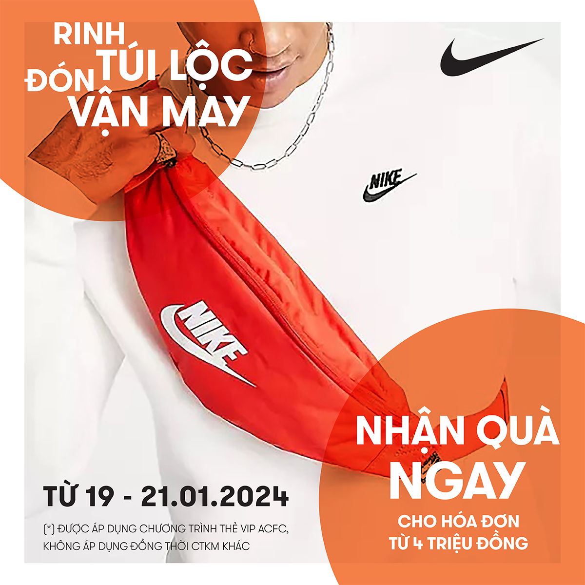 NIKE – RINH TÚI LỘC ĐÓN VẬN MAY