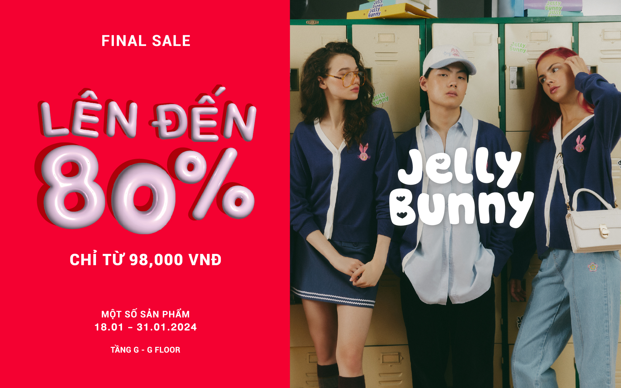 JELLY BUNNY GIẢM ĐẾN 80%