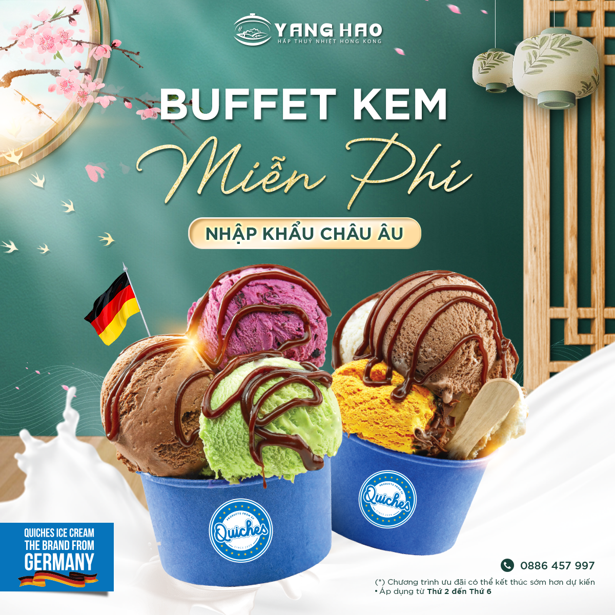 YANG HAO – BUFFET KEM MIỄN PHÍ KHÔNG GIỚI HẠN