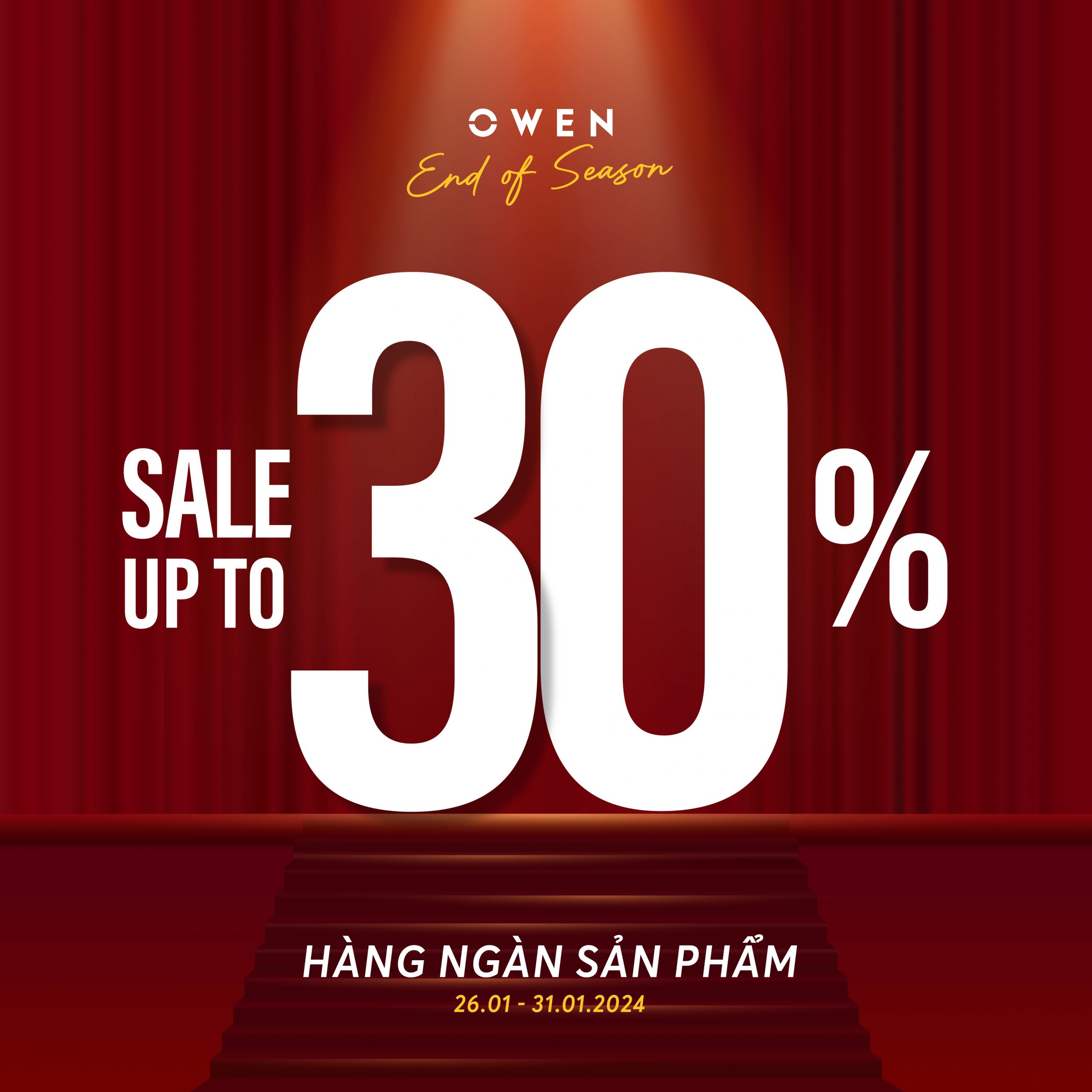 OWEN – END OF SEASON I GIẢM TỚI  30% HÀNG NGÀN