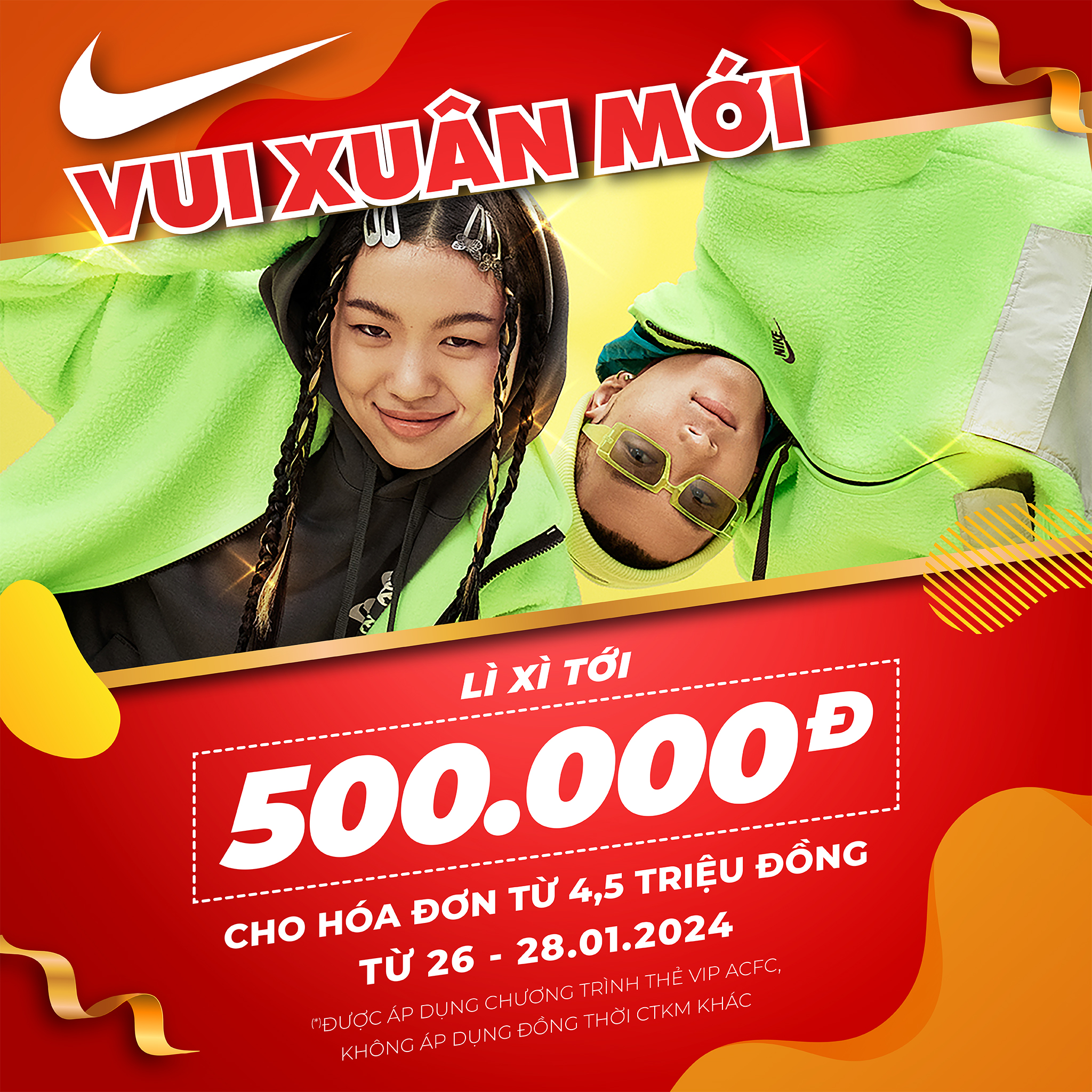 NIKE | VUI XUÂN MỚI – LÌ XÌ TỚI 500.000 VNĐ 🧧