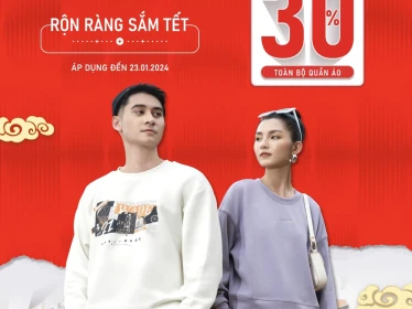 Lining Rộn ràng sắm tết, shopping tẹt ga