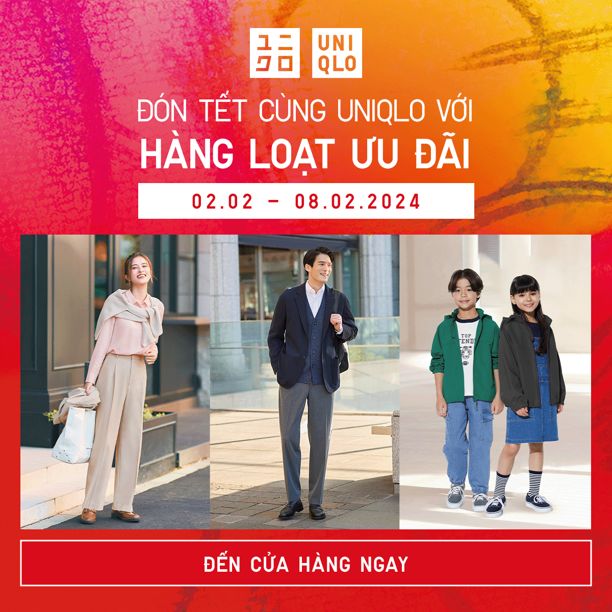 UNIQLO – RỘN RÀNG ƯU ĐÃI ĐÓN TẾT KHUYẾN MÃI CÓ HẠN