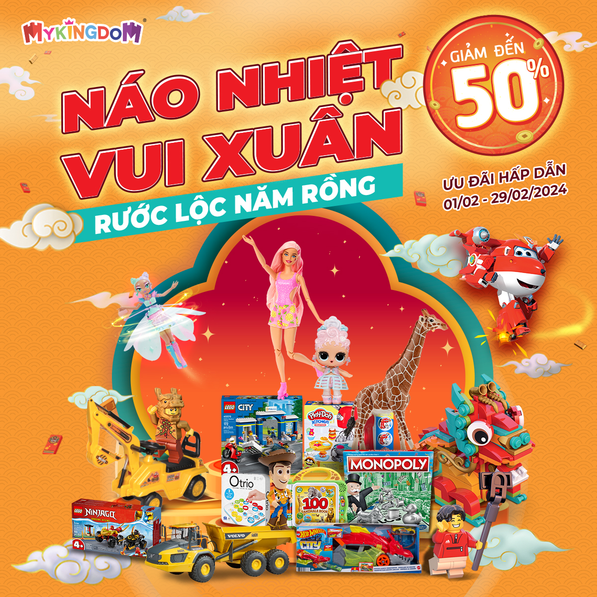 MYKINGDOM – [TẾT 2024] NÁO NHIỆT VUI XUÂN, RƯỚC LỘC NĂM RỒNG