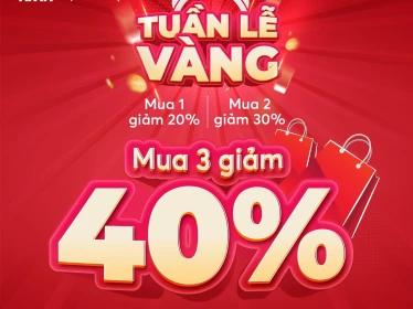 ANTA - TUẦN LỄ VÀNG - ƯU ĐÃI CỰC ĐẠI GIẢM SÂU TỚI 40%