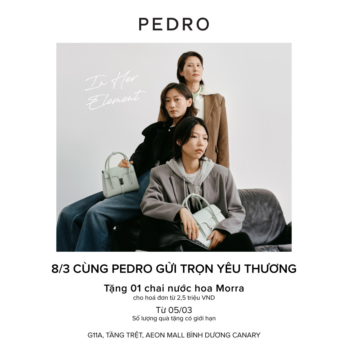 PEDRO – 8/3 CÙNG PEDRO GỬI TRỌN YÊU THƯƠNG