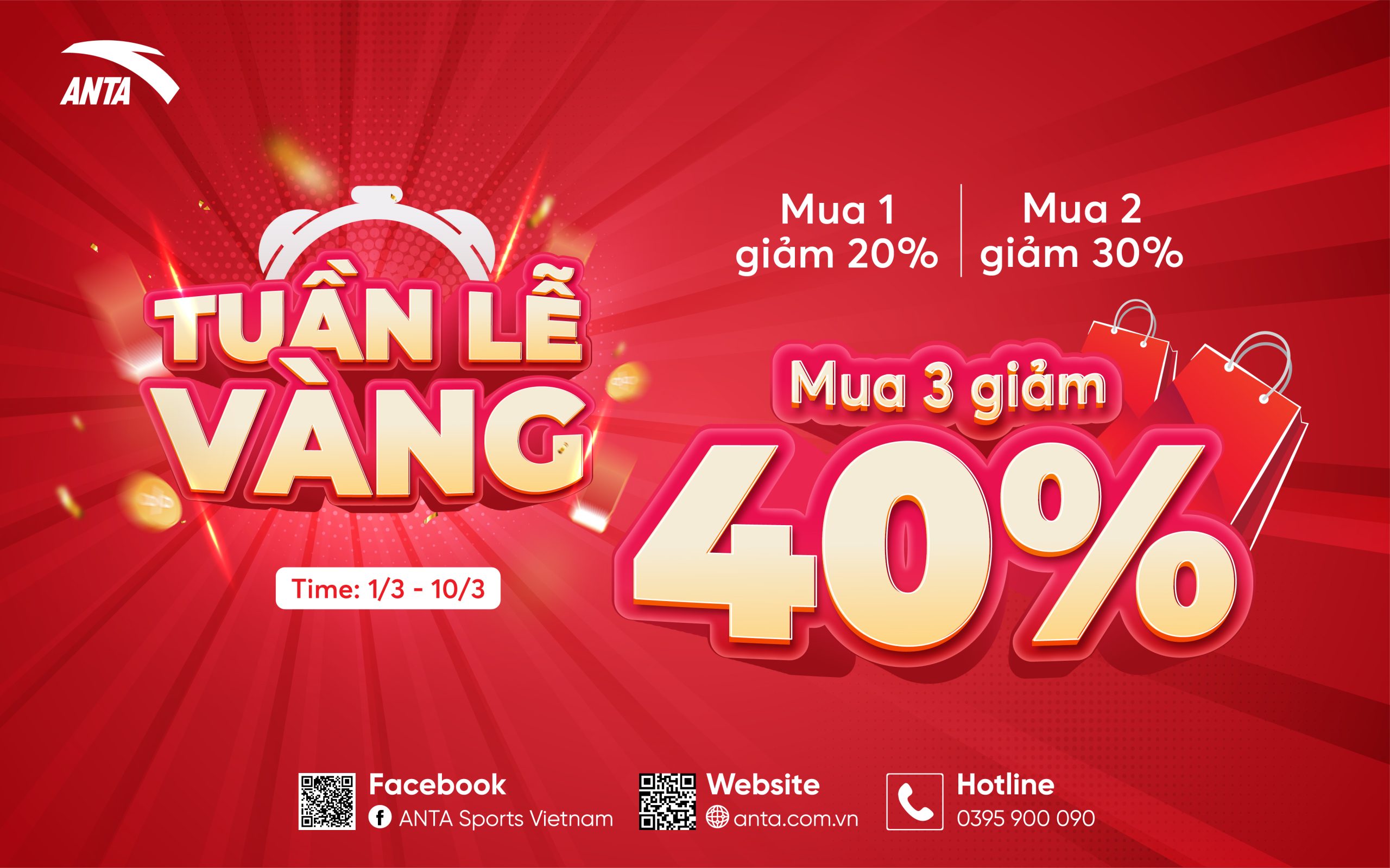 TUẦN LỄ VÀNG – ƯU ĐÃI CỰC ĐẠI GIẢM SÂU  TỚI 40%