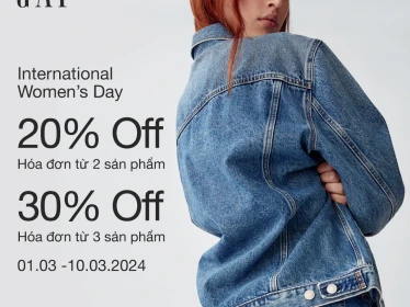 INTERNATIONAL WOMEN'S DAY | HAPPY DEAL FROM GAP