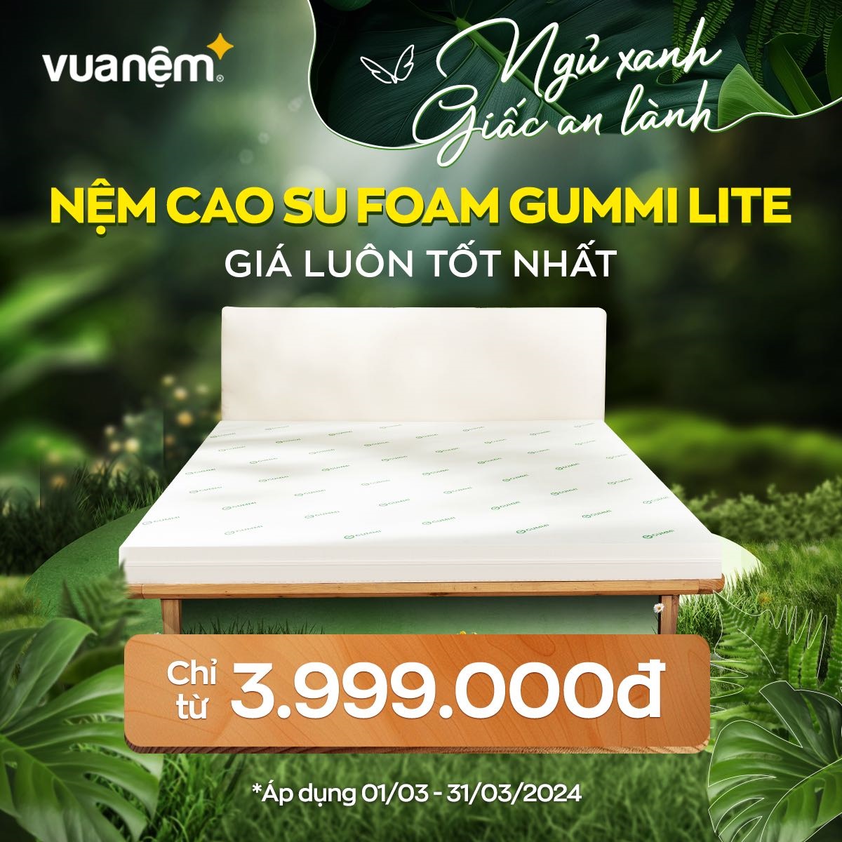 VUA NỆM – SALE SỐC KHÔNG PHANH – NỆM CAO SU GIẢM MẠNH