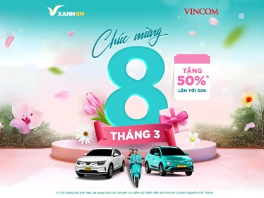 CÙNG LÊN XANH SM, CÙNG ĐI QUẨY NHẠC HỘI VỚI MÃ GIẢM 50%