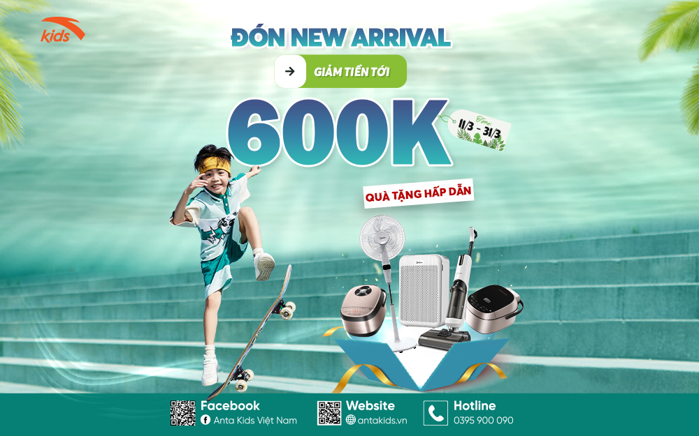 ƯU ĐÃI ĐÓN NEW ARRIVAL: GIẢM 600K CHO BILL TỪ 1 TRIỆU – TẶNG QUÀ GIA ĐÌNH TỚI 16TR