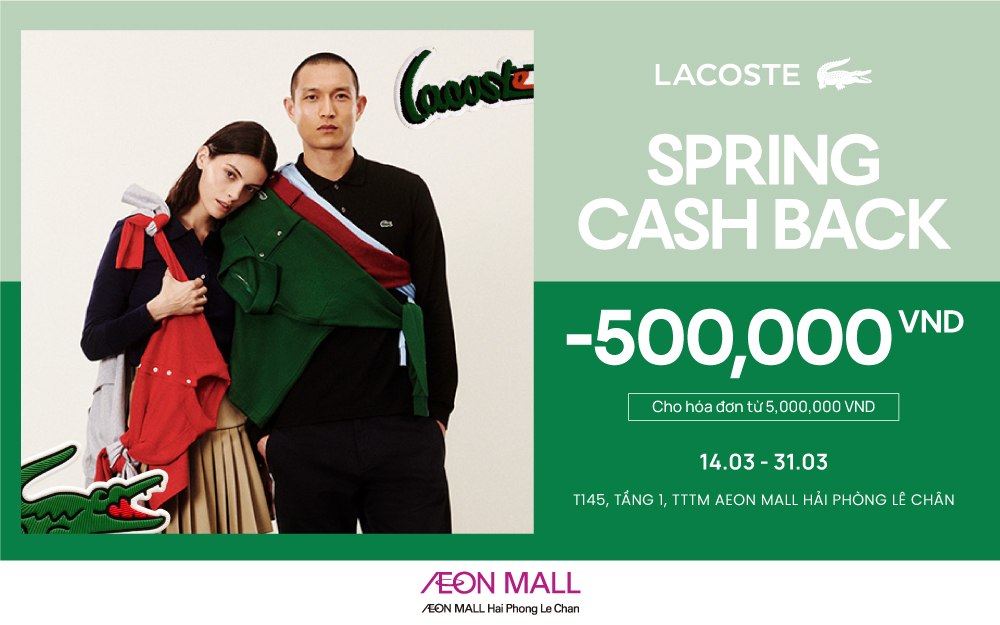 🐊LACOSTE | SPRING CASH BACK