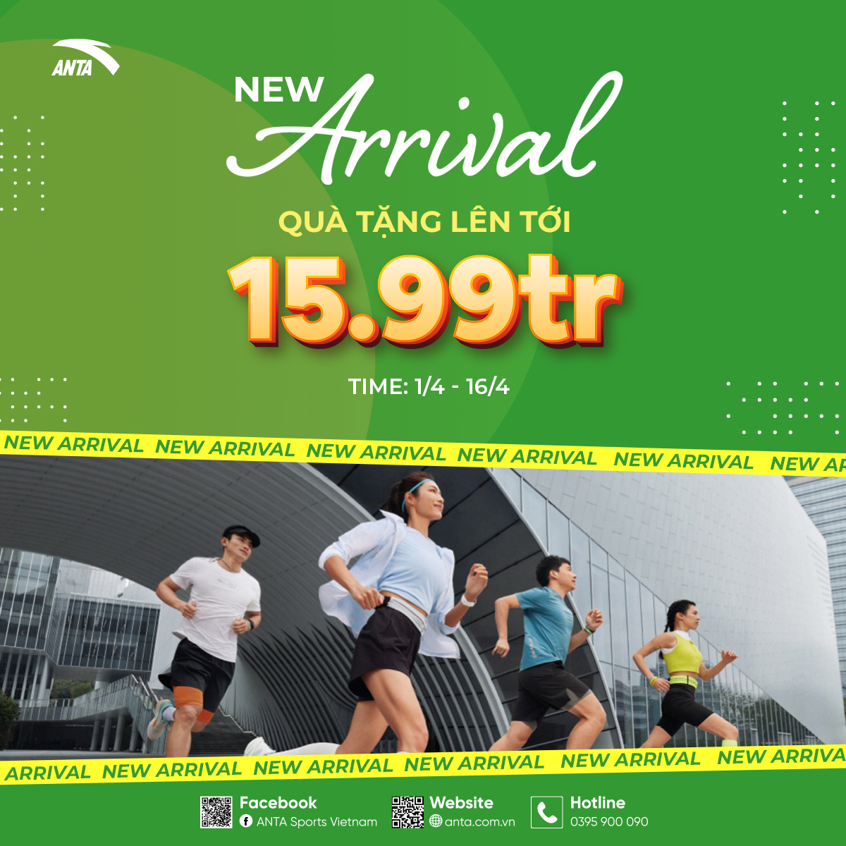 ANTA | ĐÓN NEW ARRIVAL LÊN KỆ, ANTA GIẢM CỰC MÊ TỚI 50%, TẶNG QUÀ TỚI 15.99 TRIỆU