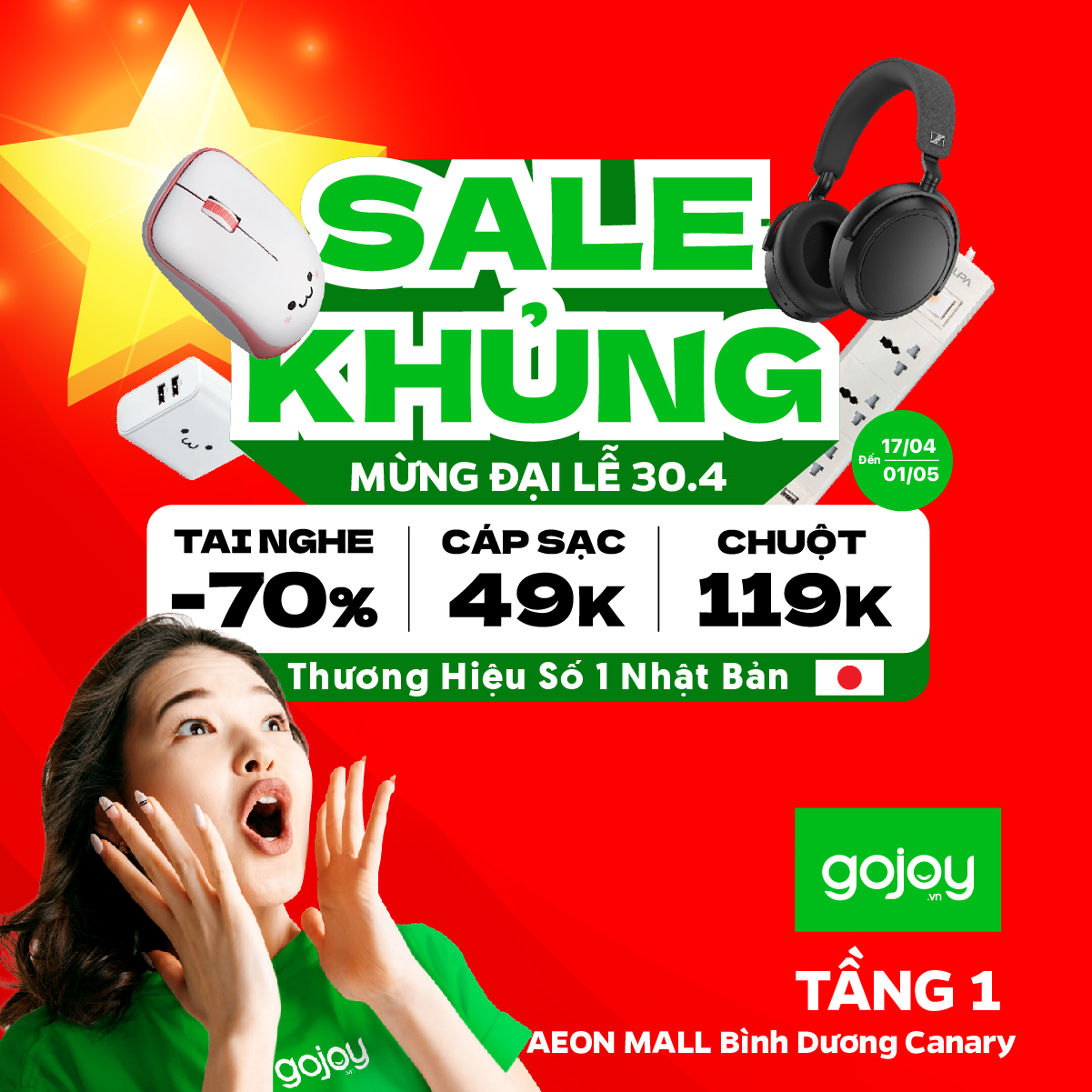 GOJOY.VN – ƯU ĐÃI KHỦNG MEGA SALE