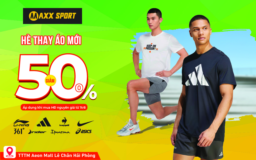 🌟 CHÀO HÈ RỘN RÀNG, THAY ÁO MỚI CÙNG MAXXSPORT 🌟