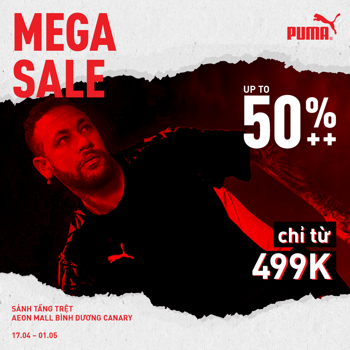 PUMA | MEGA SALE DAYS – ƯU ĐÃI CỰC MẠNH, THA HỒ SĂN SALE