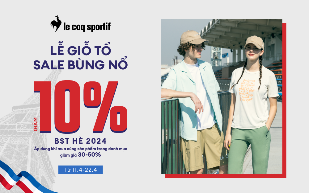 LE COQ SPORTIF SĂN SALE BST Hè mới nhất 2024