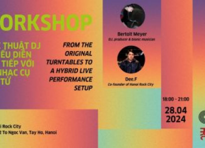 Workshop: Nghệ thuật DJ và biểu diễn trực tiếp với các nhạc cụ điện tử