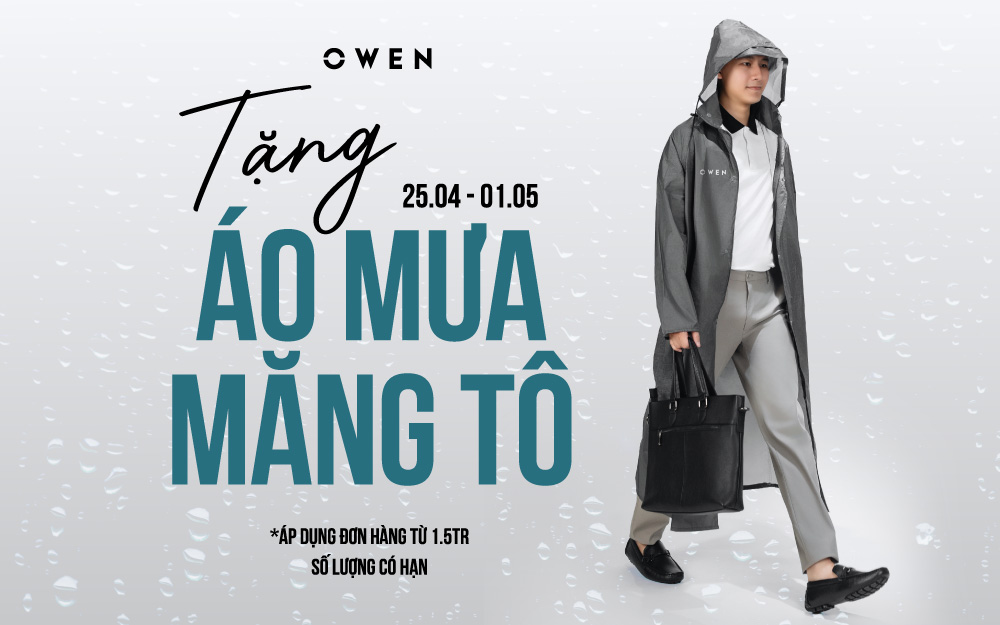 LỄ TO QUÀ CHẤT I TẶNG ÁO MƯA MĂNG TÔ