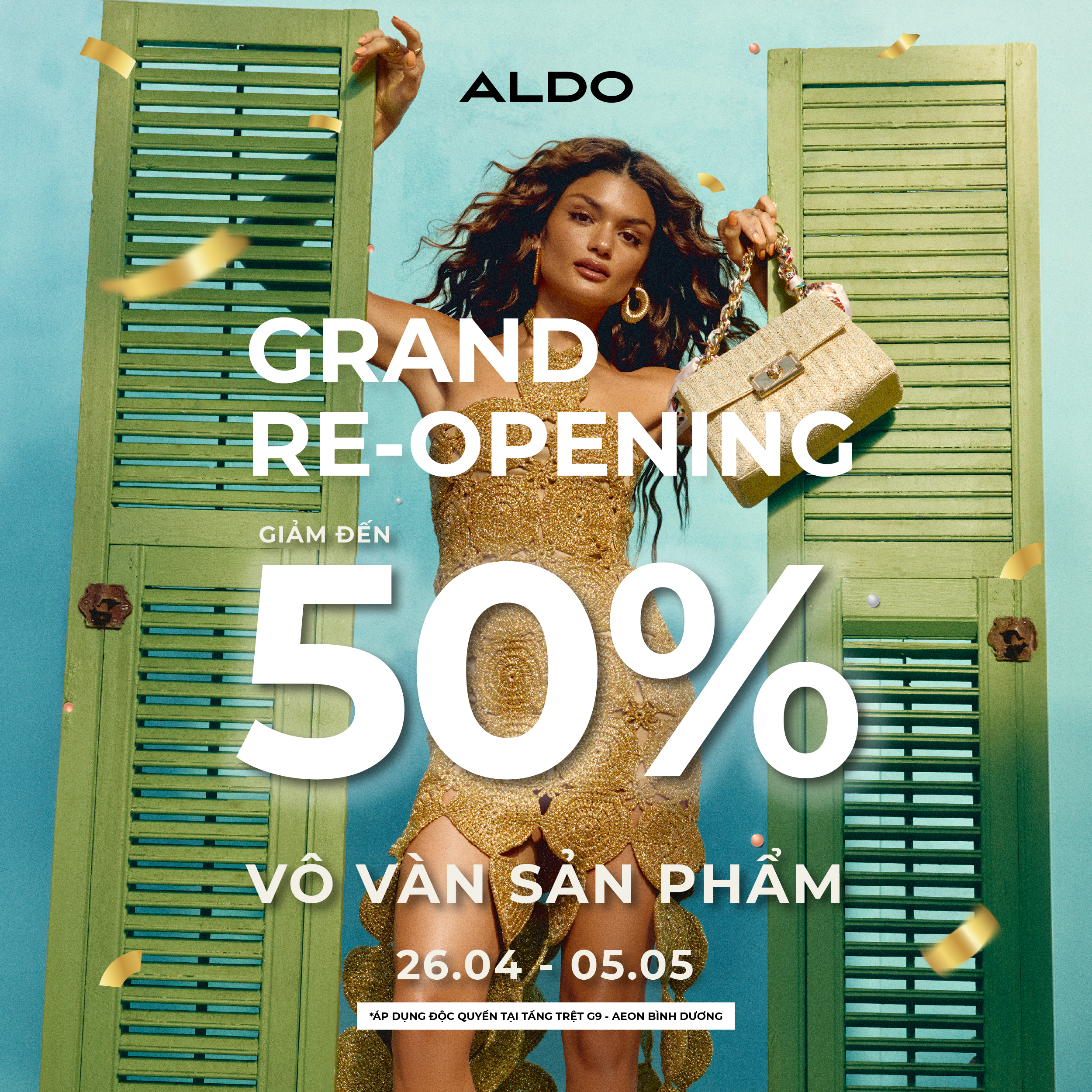 RE-OPENING – ALDO CHÍNH THỨC TRỞ LẠI TẠI AEON MALL BÌNH DƯƠNG