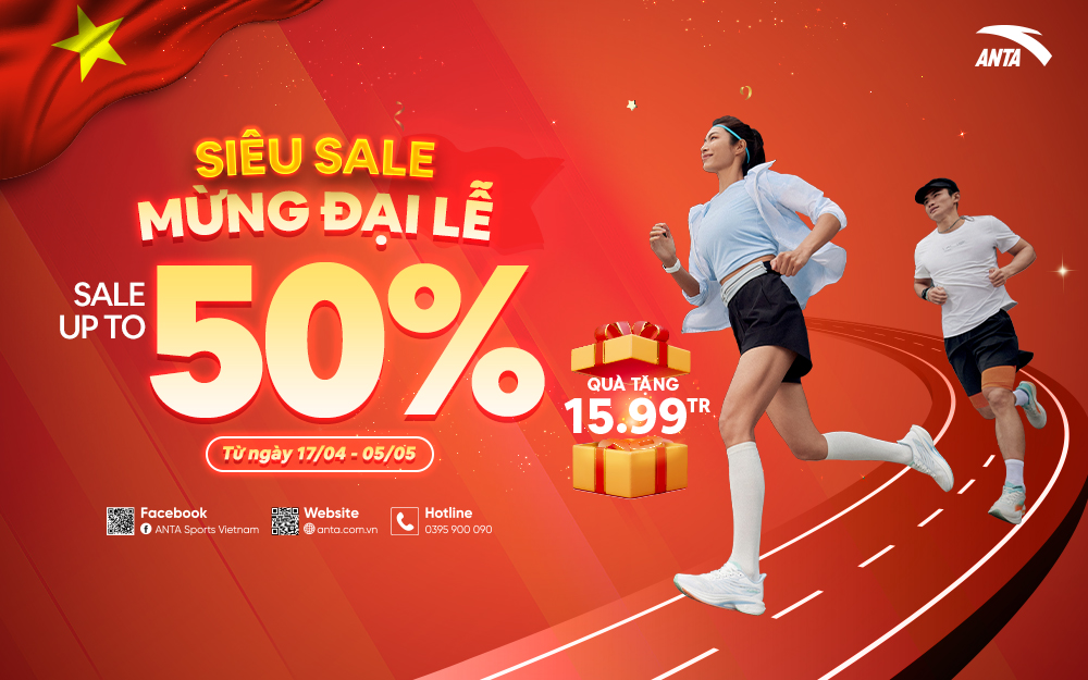 MỪNG ĐẠI LỄ – GIẢM SỐC 50% TOÀN BỘ SẢN PHẨM MỚI NHẤT 2023, TẶNG QUÀ TỚI 15,99TR