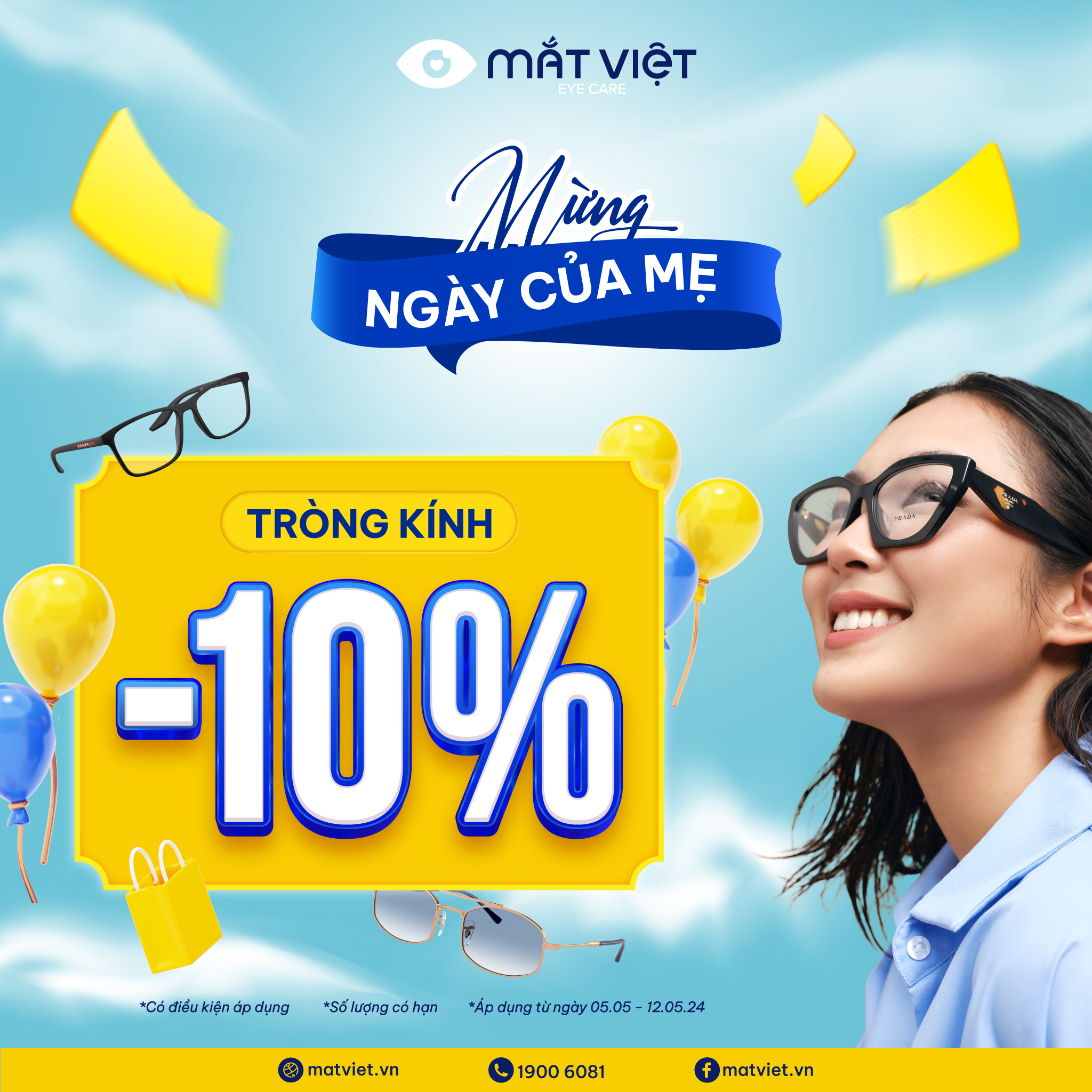 MẮT VIỆT | BÙNG NỔ ƯU ĐÃI – MỪNG NGÀY CỦA MẸ