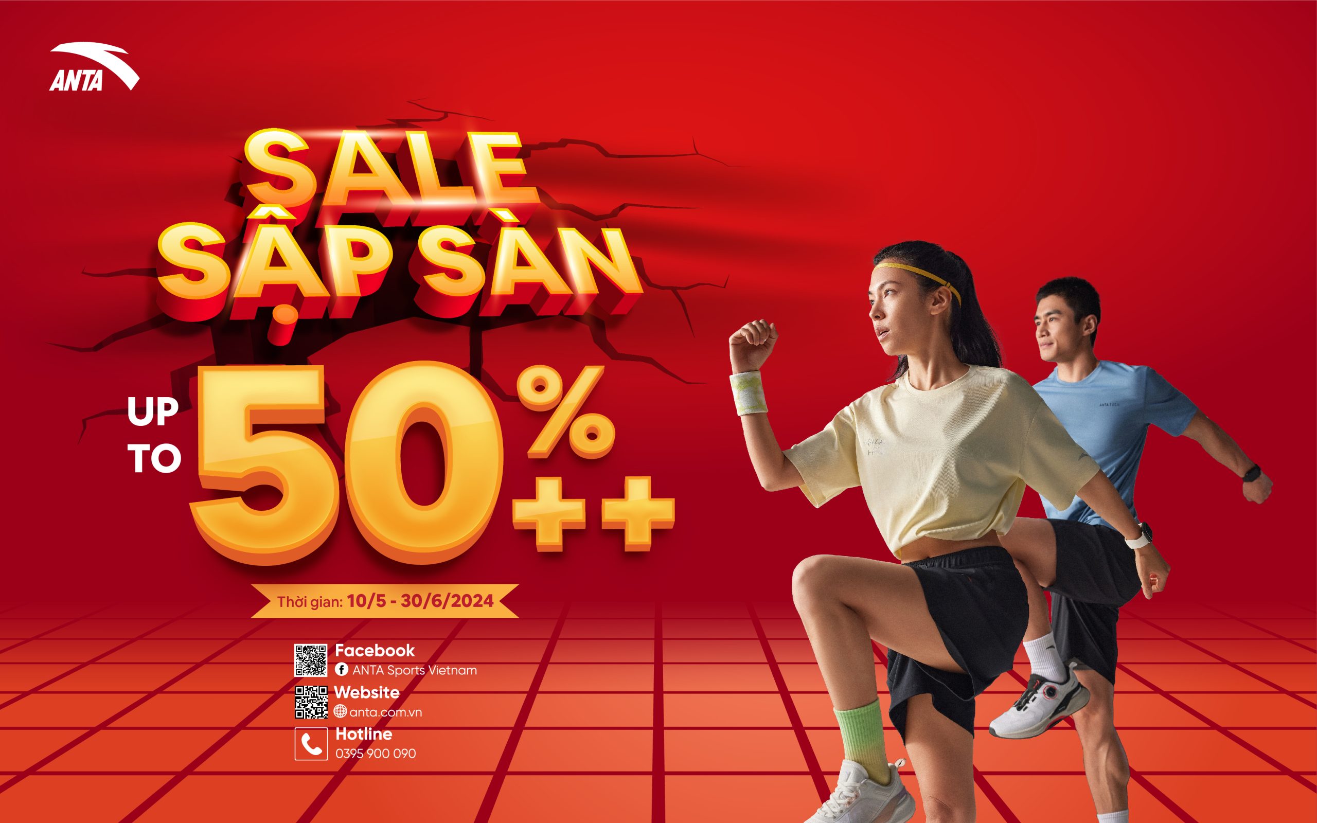 ANTA SALE KHỦNG NHẤT NĂM – GIẢM TỚI 50%++ TOÀN BỘ SẢN PHẨM 2023