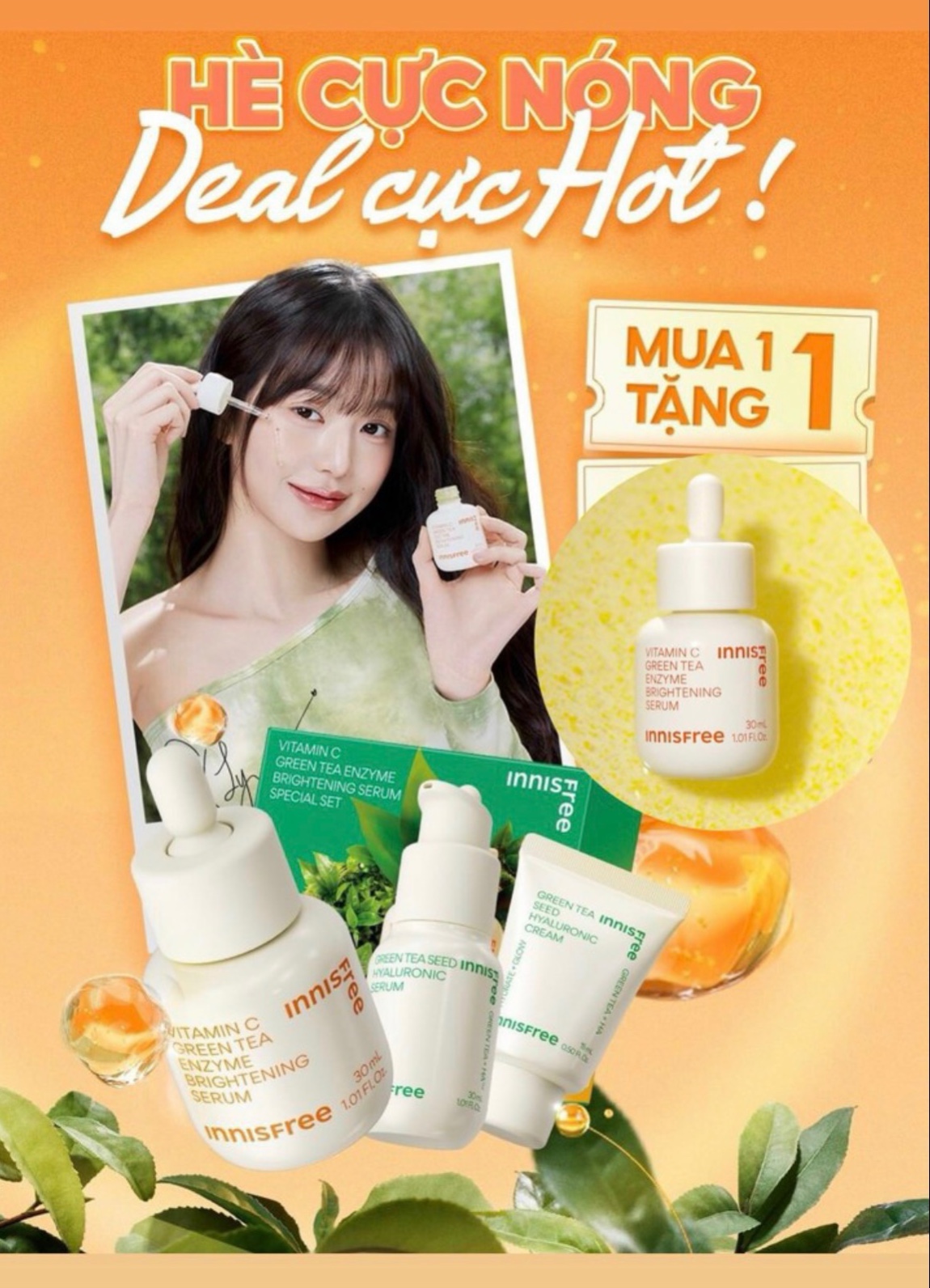 INNISFREE – HOT DEAL MUA 1 TẶNG 1