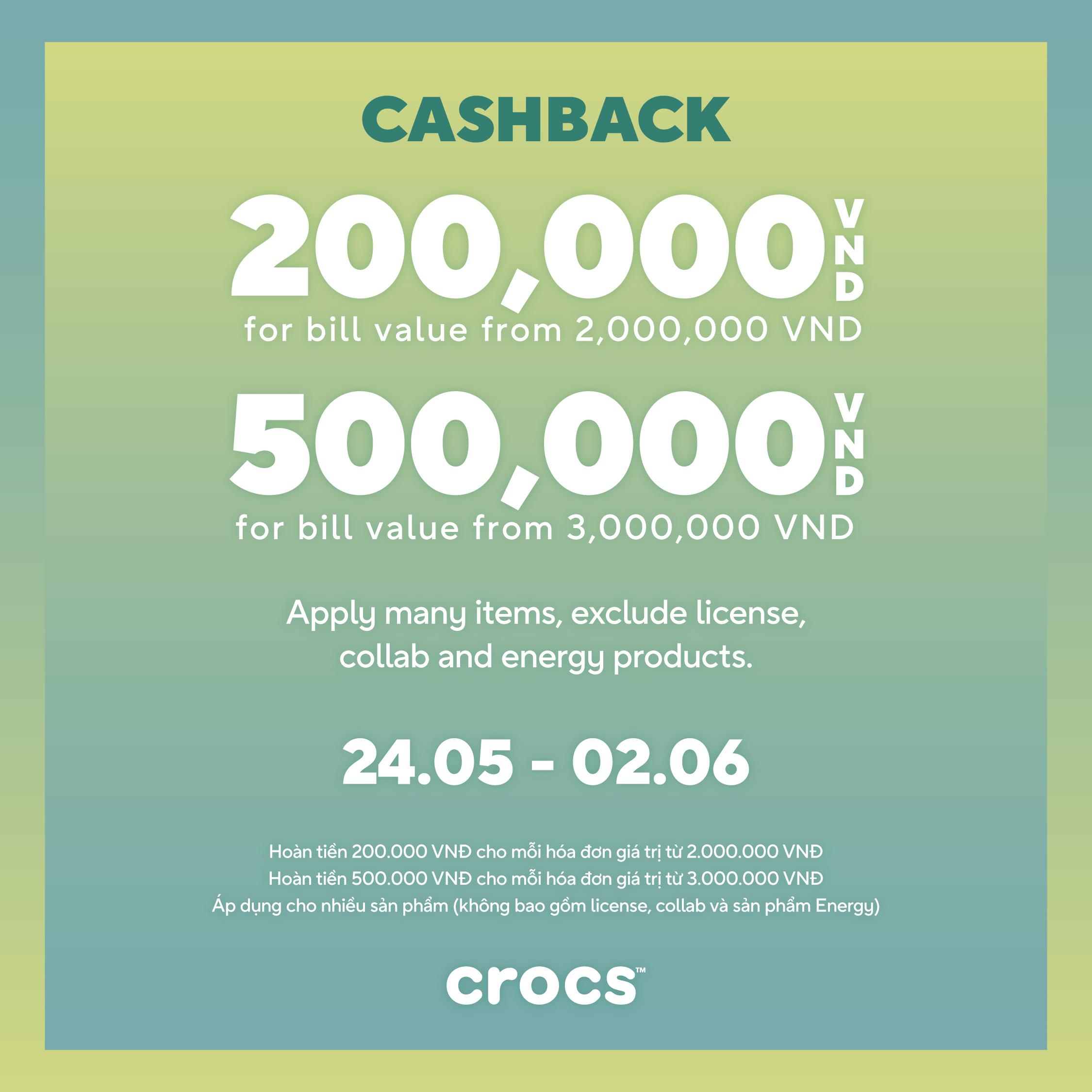 CROCS | VUI HÈ “CHẤT” – CROCS TUNG DEAL NGÂY NGẤT