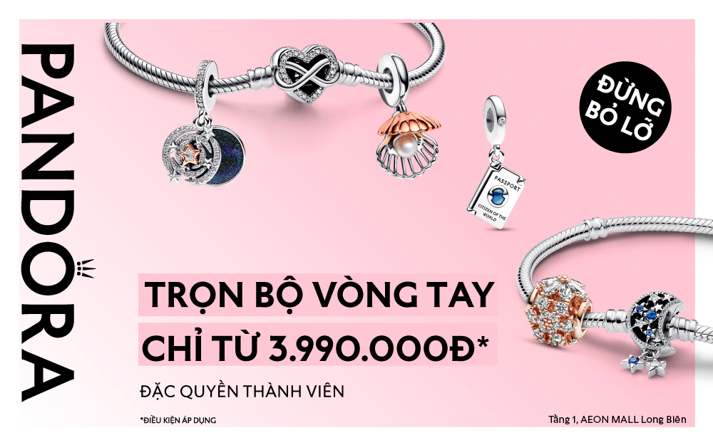 [TRANG SỨC PANDORA] ƯU ĐÃI ĐỘC QUYỀN – TRI ÂN THÀNH VIÊN