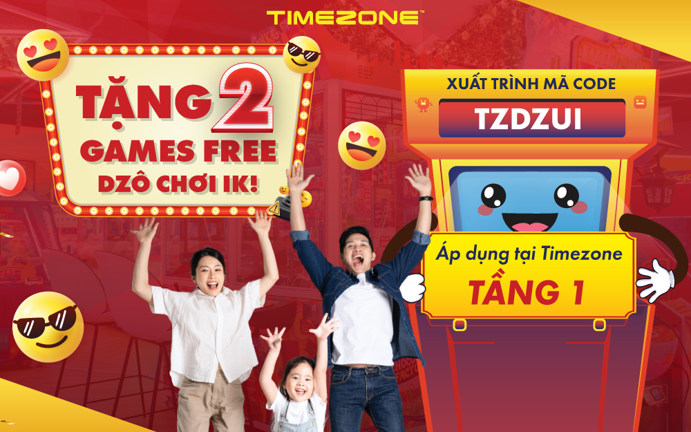 TIMEZONE – TẶNG 2 GAME FREE, ZÔ CHƠI IK!