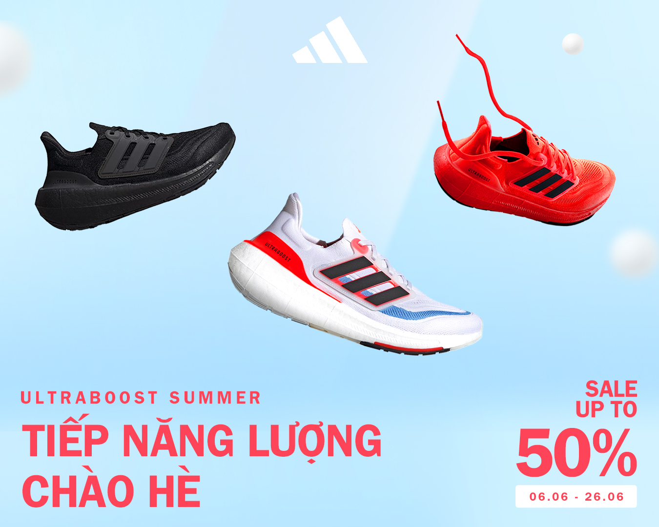 ADIDAS | ULTRABOOST SUMMER – 30-50% OFF TOÀN BỘ SẢN PHẨM GIÀY ULTRABOOST SALE TO – ADIDAS