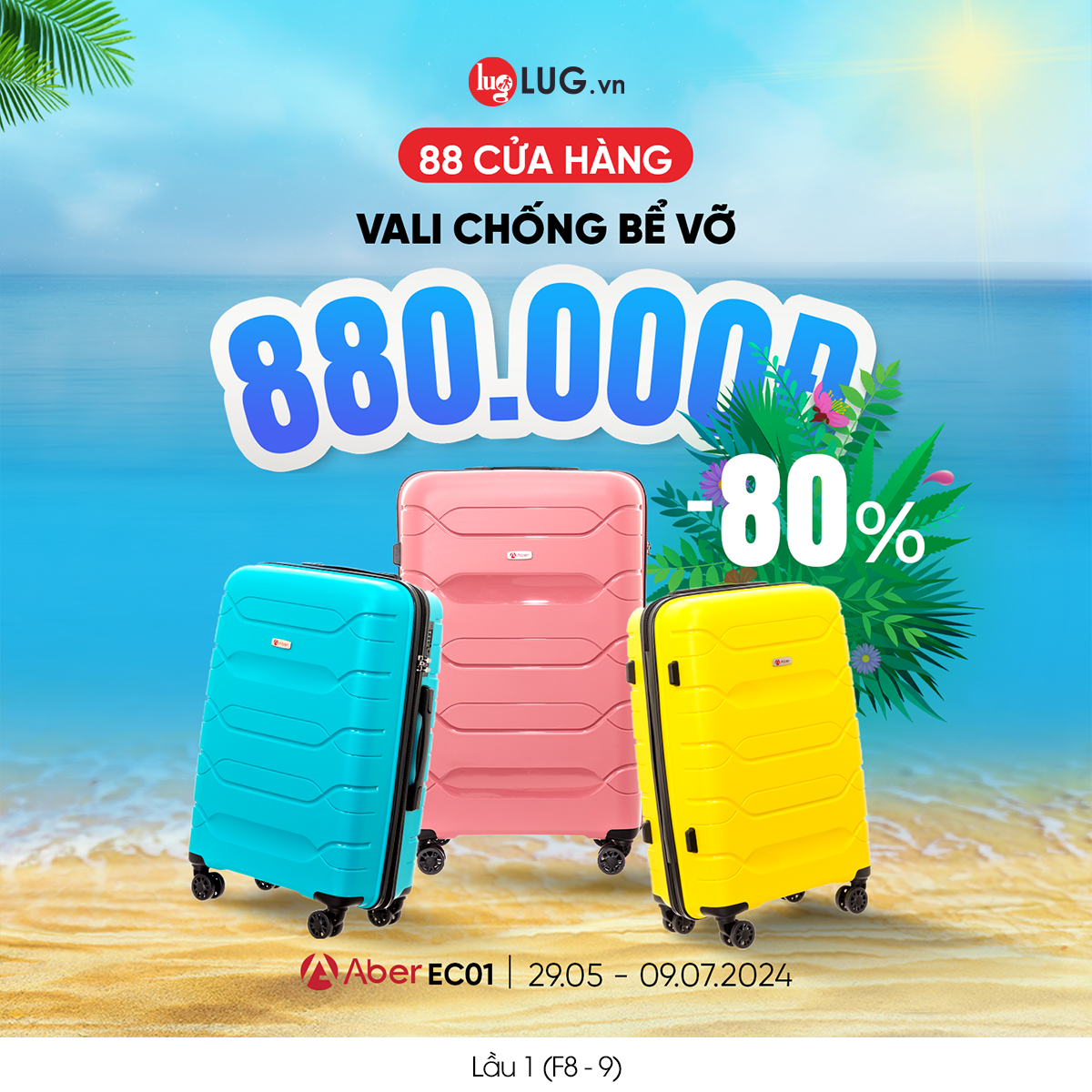 LUG.VN | 💥 VALI CHỐNG VỠ CHỈ 880.000vnđ – DEAL ĐỘC QUYỀN