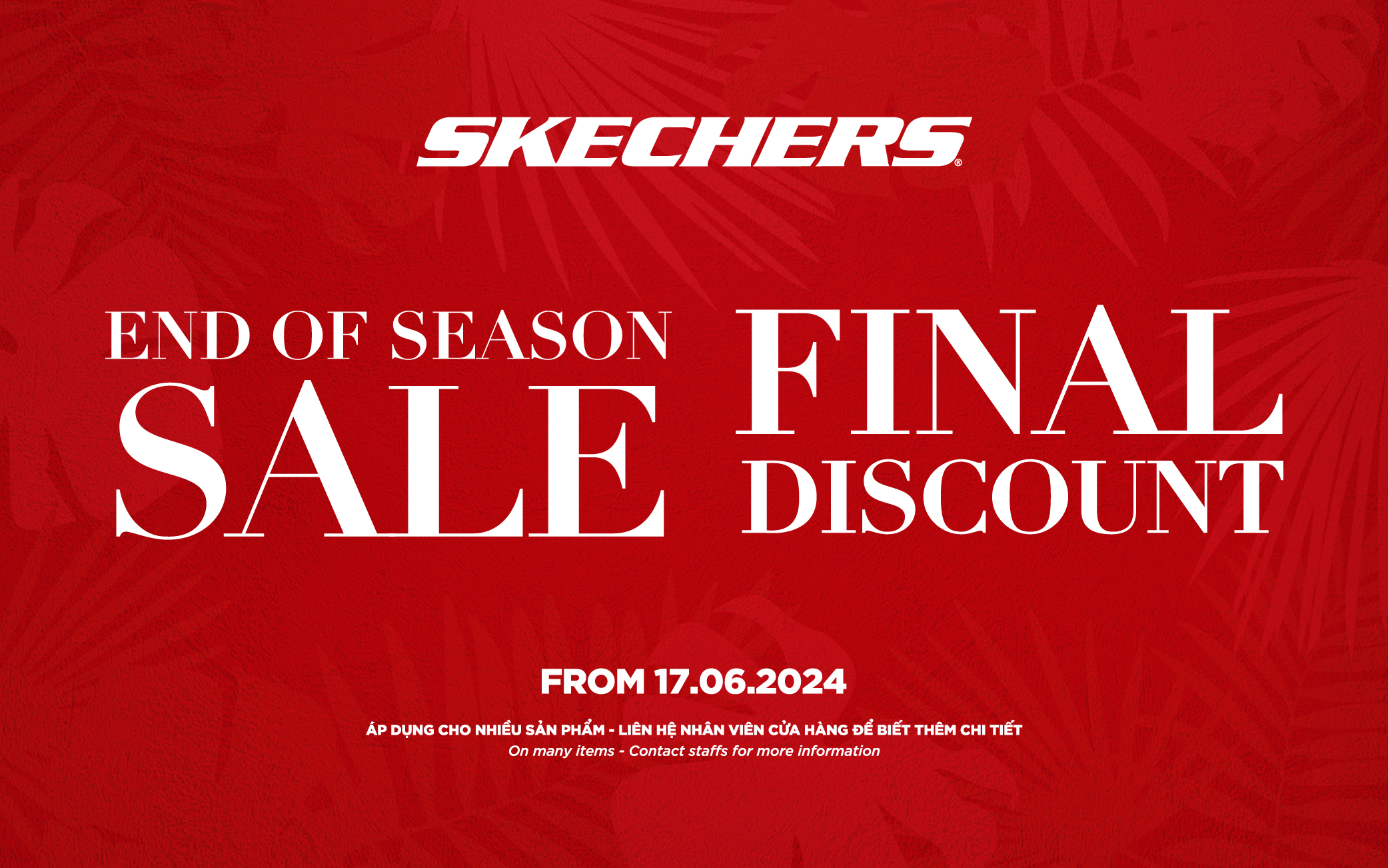 SKECHERS END OF SEASON SALE – ĐÃ GIẢM NAY CÒN GIẢM THÊM, MUA NGAY KẺO LỠ!