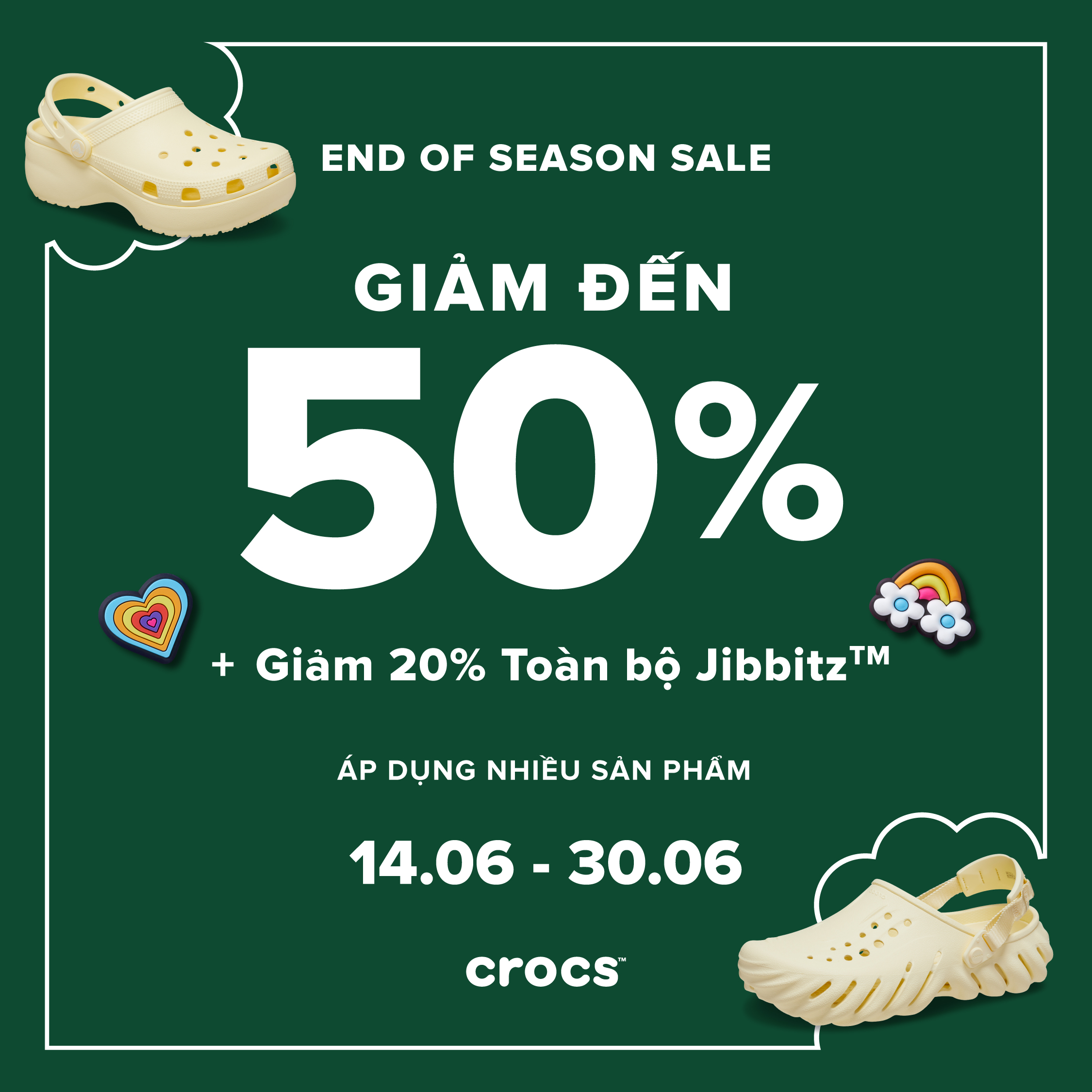 CROCS | END OF SEASON SALE ĐẾN RỒI ĐÂY CROCS FANS ƠI 👇