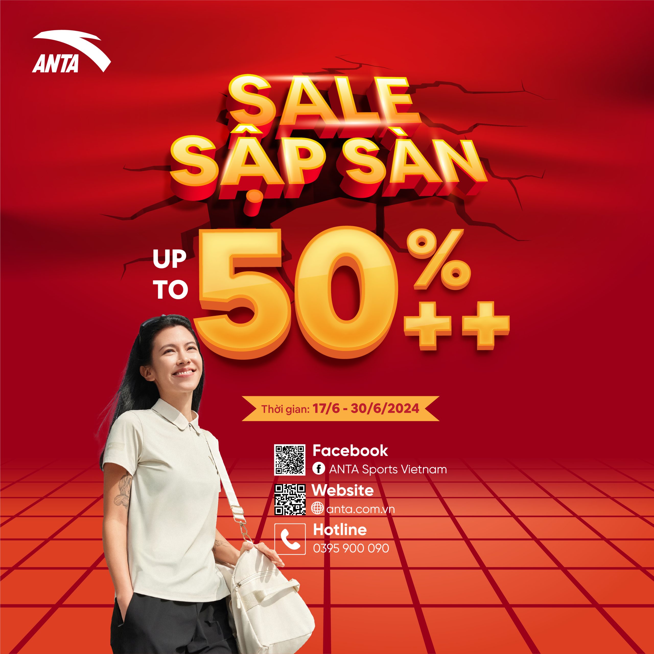 ANTA | CƠ HỘI CUỐI  MUA SẢN PHẨM ANTA VỚI GIÁ GIẢM SỐC 50%++ CHỈ CÒN ĐẾN 30/6