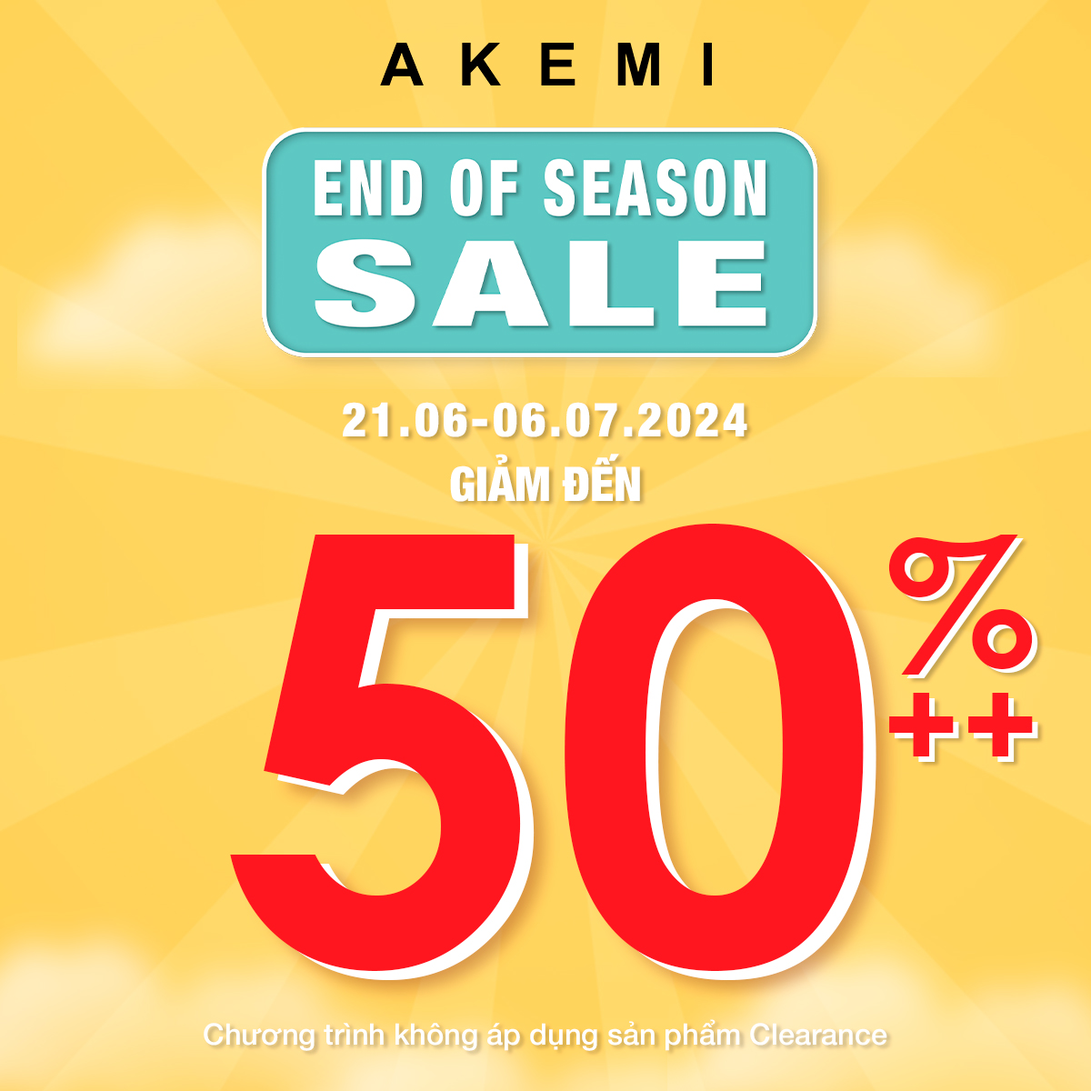 AKEMI – END OF SEASON SALE