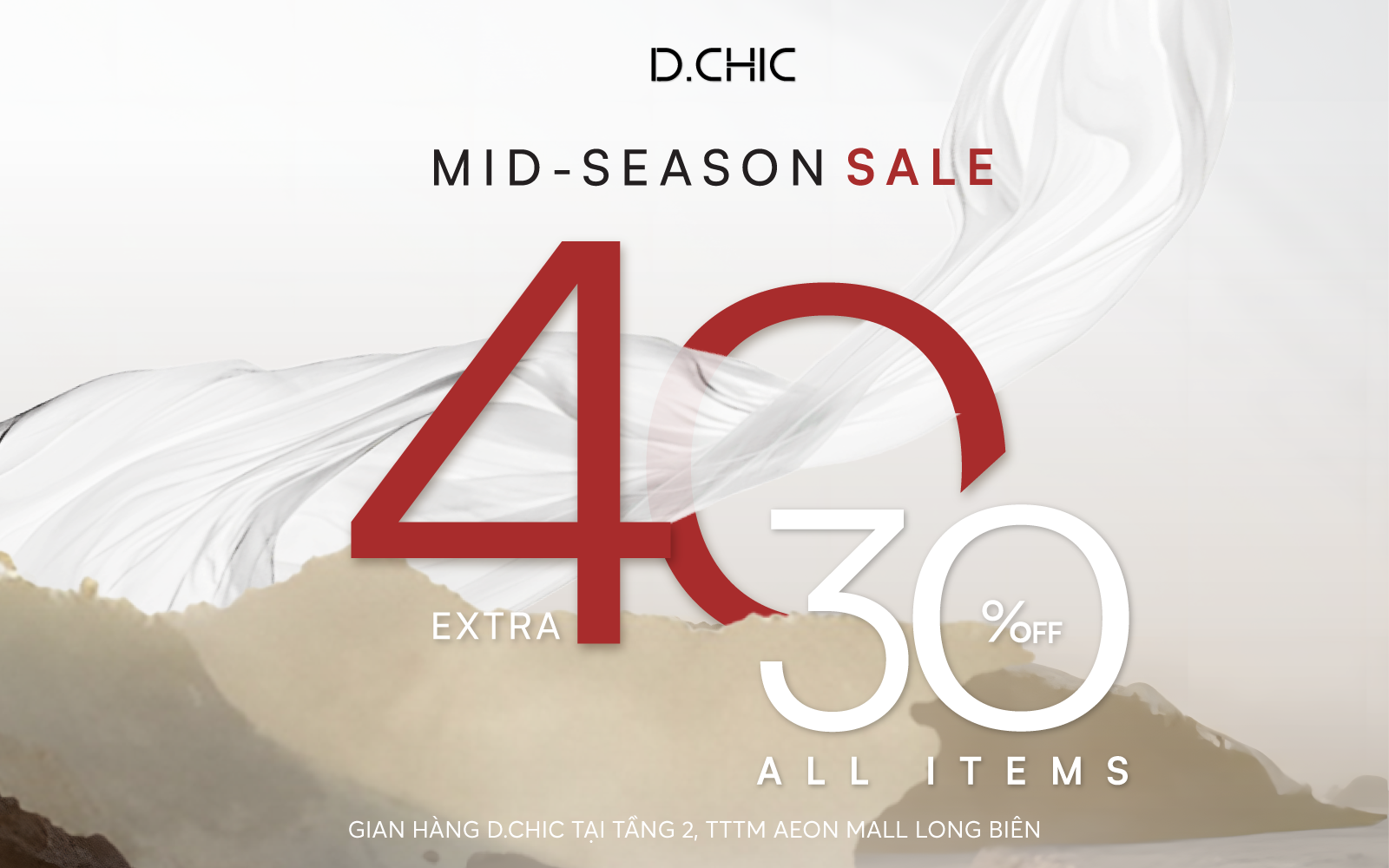 EXTRA MID-SEASON SALE | 30%-40% OFF ALL ITEMS