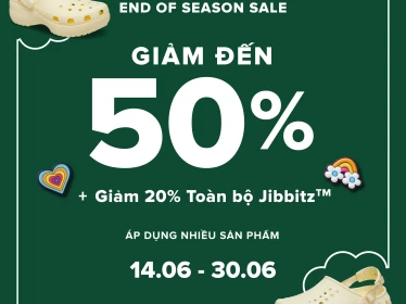 END OF SEASON SALE ĐẾN RỒI ĐÂY CROCS FANS ƠI