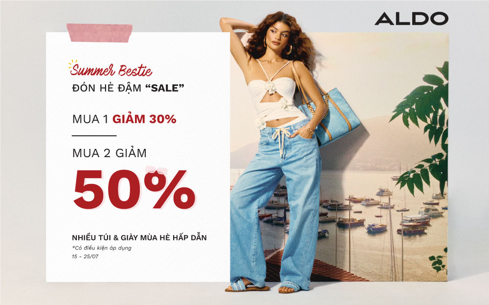 ALDO | SUMMER SĂN DEAL SIÊU HỜI ĐẾN 50%