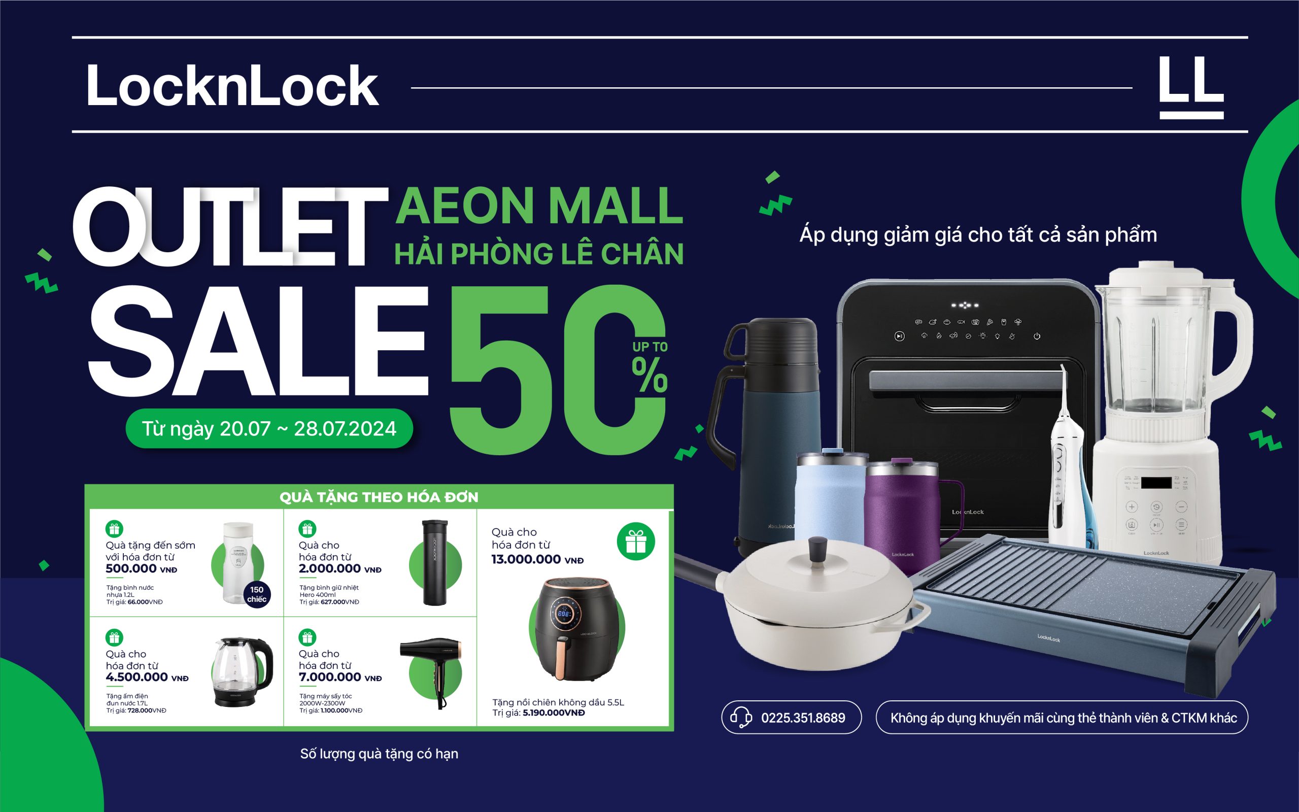 LocknLock x AEON Mall Hải Phòng | DEAL GIÁ VÀNG – QUÀ NGÚT NGÀN