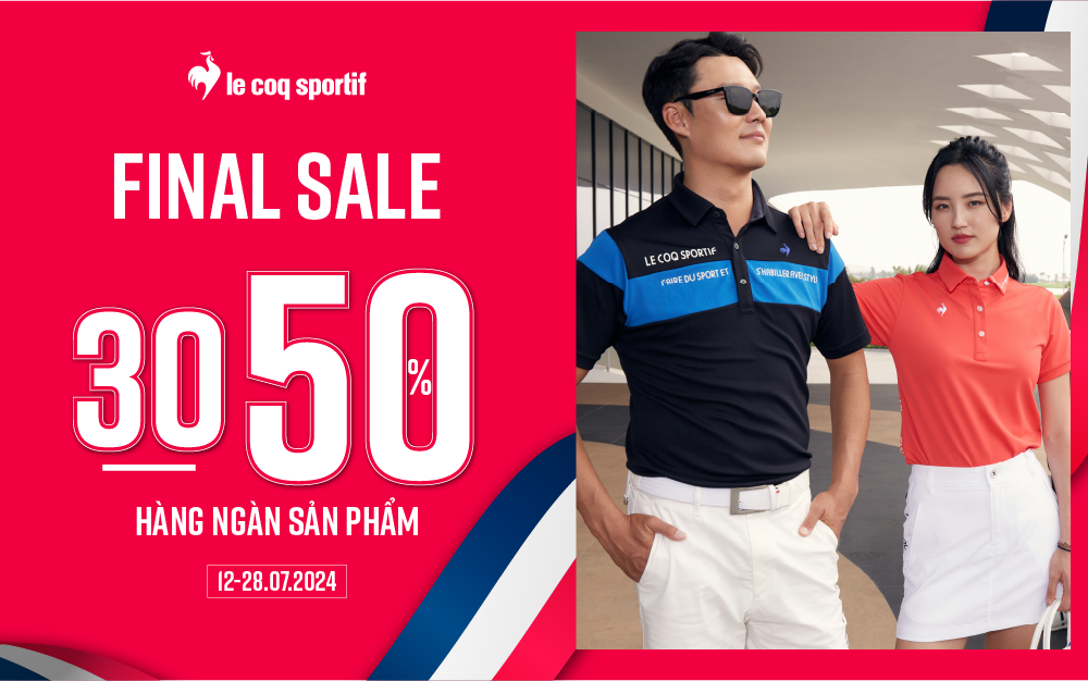 “BÃO SALE”” LỚN NHẤT HÈ TẠI LE COQ SPORTIF