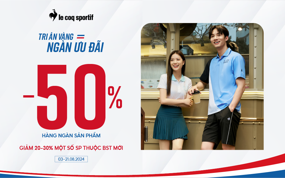 TRI ÂN VÀNG – NGÀN ƯU ĐÃI  | Giảm tới 50% hàng ngàn sản phẩm thời trang “BEST SELLER