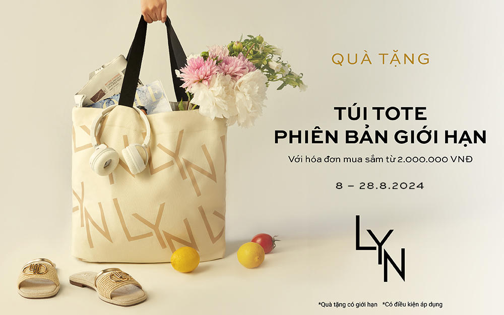 LYN | QUÀ TẶNG – TÚI TOTE LYN PHIÊN BẢN GIỚI HẠN