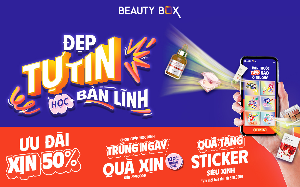 ĐẸP TỰ TIN – HỌC BẢN LĨNH | VỚI HÀNG NGÀN SIÊU PHẨM & ƯU ĐÃI ĐẾN 50%